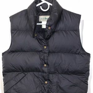 Women’s L.L. Bean Black Puffer Vest